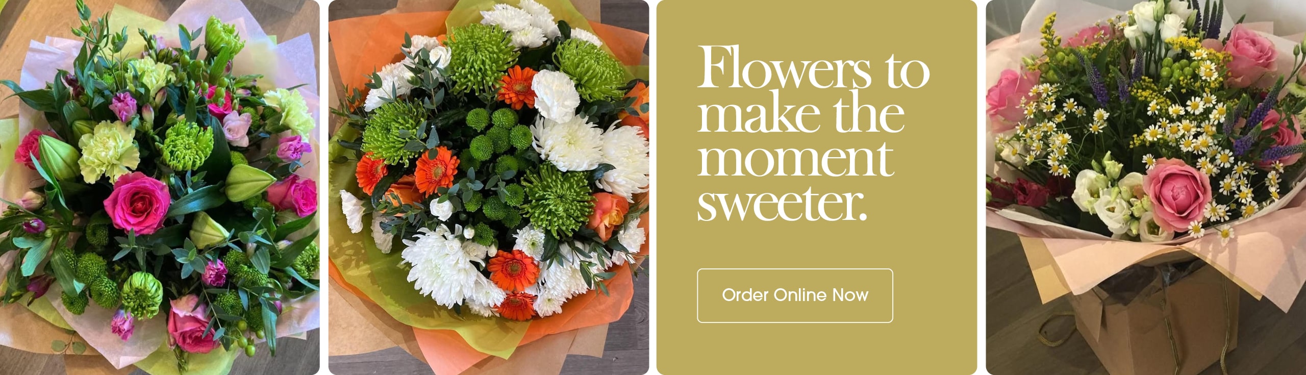Seasonal bouquets from Sweetpea And Willow Florist in Hastings offering same-day delivery