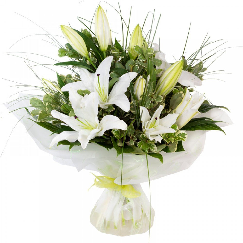 White Lillies Bouquet