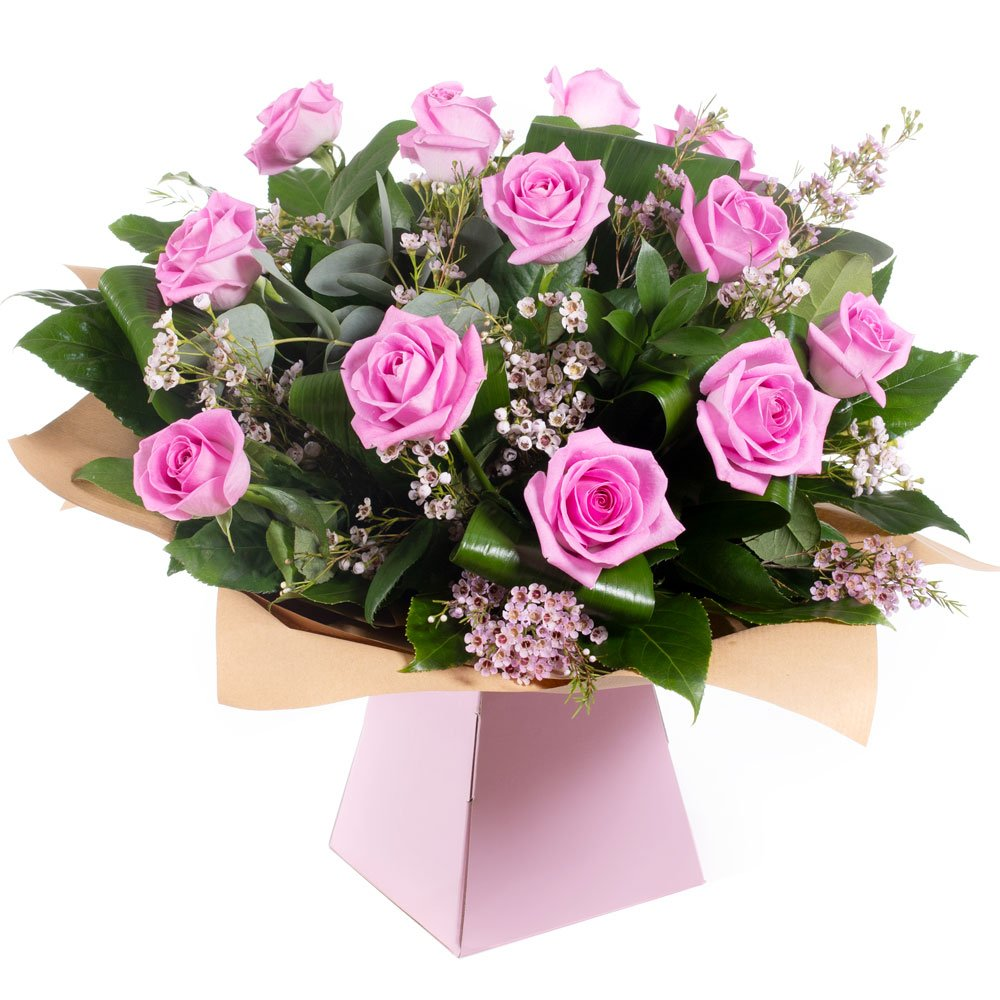 Dozen Pink Roses